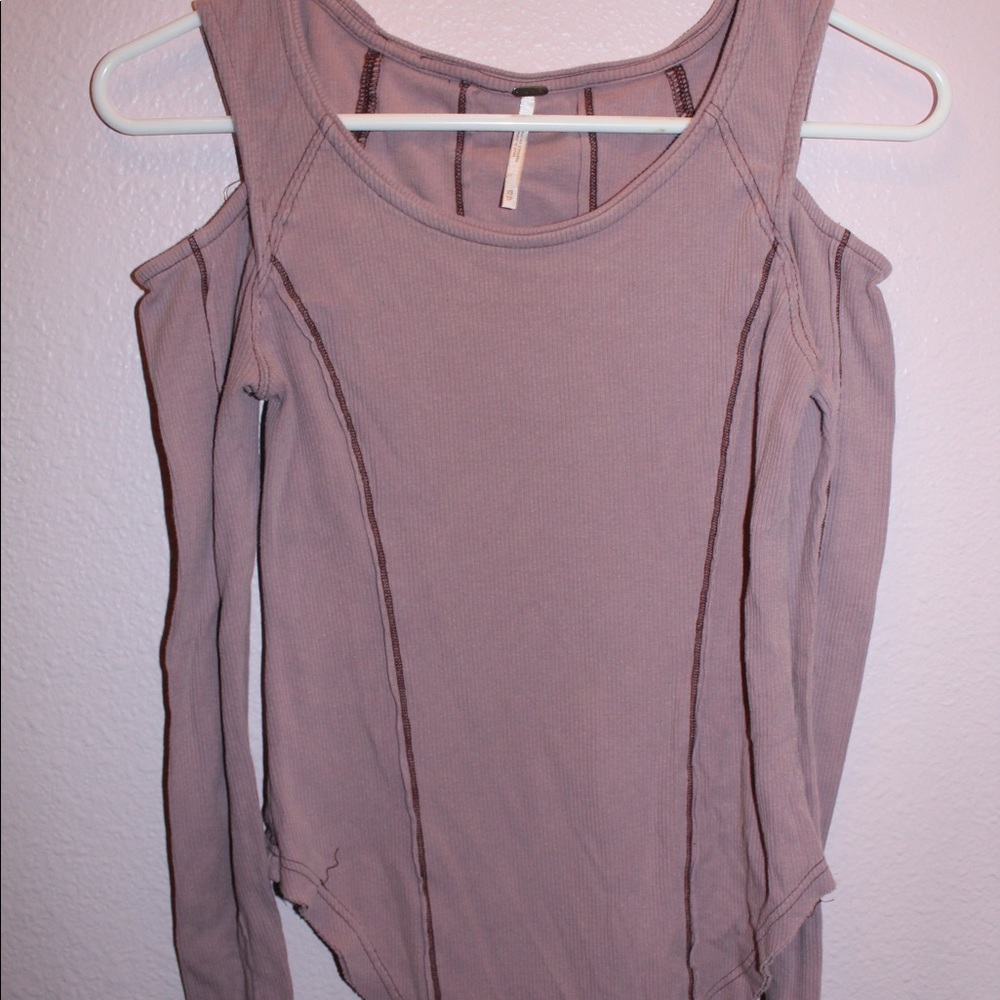 Free people purple long sleeve